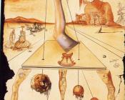 萨尔瓦多 达利 : 腿的构成,为布莱恩设计的系列广告